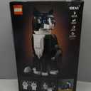LEGO Ideas Tuxedo Cat - Building Sets for Adults, Ages 18+ - DIY Crafts Kit for Home Decor, Living Room or Bedroom - Gift for Animal Lovers - 21349