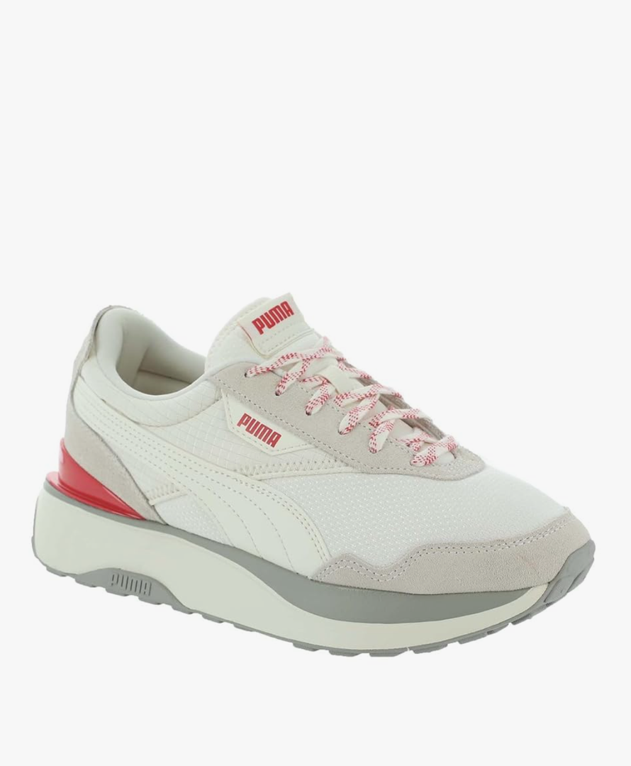 PUMA Women's Cruise Rider Shoes, Frosted Ivory-Smokey Gray, 8