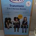 Graco Tranzitions 3-in-1 Harness Booster Car Seat, Forward Facing Car Seat, Highback, to Backless Booster, Proof