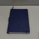 Lemome Thick Classic Notebook with Pen Loop - A5 College Ruled Hardcover Writing Notebook with Pocket + Page Dividers Gifts, Banded, Large, 180 Pages, 8.4 x 5.7 in (blue)