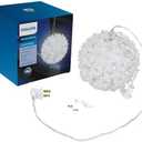 PHILIPS Cool White 5.5" Hanging Sphere Light with 50 LED Bulbs - UL Listed for Indoor/Outdoor Use - 50 Mini LED Bulbs in Hanging Ball - Winter Decoration for Parties, 1 Count (Pack of 1)