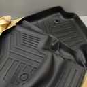 Powerty Floor Mats for 2019-2024 2025 Toyota RAV4 Accessories All Weather Floor Liner 3D TPO 1st & 2nd Row Floor Mat Heavy-Duty Floor Liners(FIT All Models)