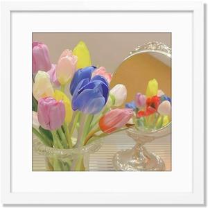 18x18 White Picture Frame Mat for 14x14 Photo Wall Mounting Poster Frame-1pcs