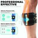 Healrecux Sciatica Pain Relief Devices Brace, Sciatic Nerve Ease Brace with Pressure Pads Targeted Compression for Sciatic Nerve Pain, Lower Back, Hip, Calf Brace for Sciatic
