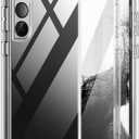 SURITCH for Samsung Galaxy S23+ Plus Clear Case 6.6" (Only), [Built-in Screen Protector] Full Body Protective Hard Shell+Soft TPU Phone Case for Samsung S23 Plus -(Full Clear)