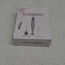 KOIOS Immersion Blender, 1000W Anti-scratch 3-in-1 Hand Blender, Upgraded 12 Speed Stainless Steel Blade Stick Blenders with Turbo Mode, Whisk and Milk Frother, Non-BPA (Silver)