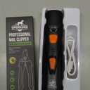 Whisper Quiet Dog Nail Grinder with LED Light, Safe & Stress-Free for Sensitive Dogs of All Breeds & Sizes, 3 Grinding Bits, 3-Speed, Pet Nail Trimmers, Rechargeable Painless Grooming Kit (Black)