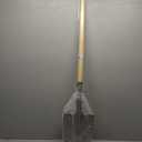  Steel Round Point Shovel with 48-Inch Wood Handle
