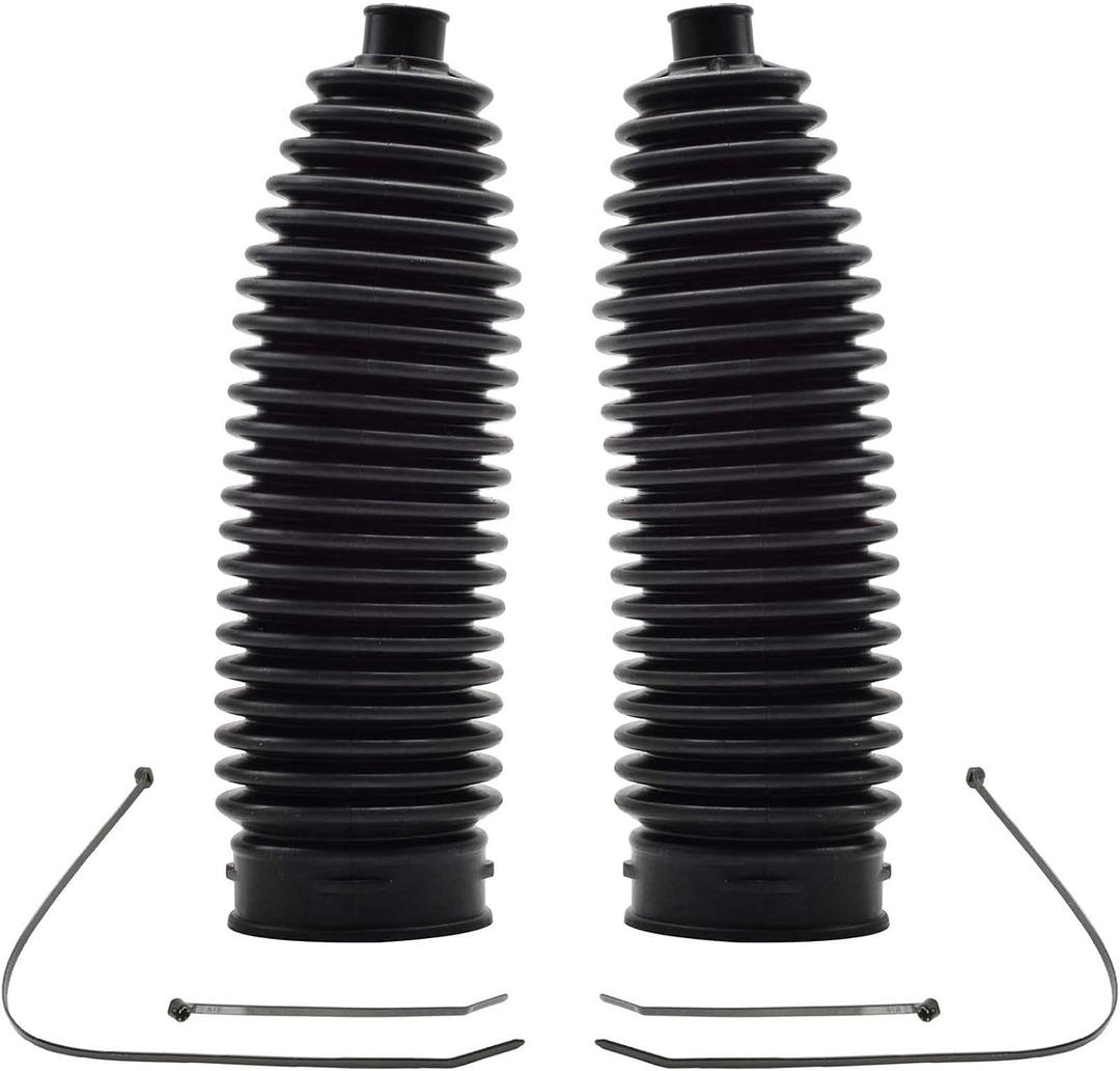 Steering Rack and Pinion Tie Rod Boots Replacement for Dodge RAM 1500 2500 3500 Chevrolet Silverado 1500 Suburban Tahoe Traverse GMC Sierra 1500 Yukon Dodge Dakota Durango Nissan Titan 2pc