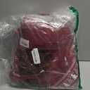 BIANHUA Christmas Tree Skirt, Christmas Decorations,Knitting Wool Retro Small Snowflake Xmas Tree Skirt Decorations,Can be Used as a Shawl.(48 Inch,Red)