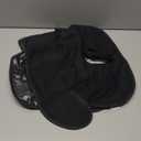 Car Seat Protector - Seat Protection Mat - Thick Padding - Durable, Waterproof Fabric, Leather Reinforced Corners & 3 Pockets for Handy Storage Black (1 Standard Black)