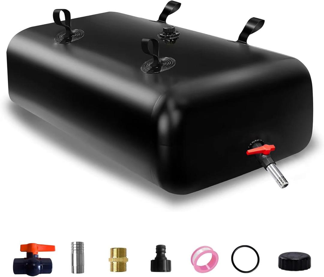 1000 L/264 gal Water Bladder Storage Containers, Foldable Portable Water Tank Large Capacity Soft Water Bag, Drought Resistance, Fire Prevention, Emergency Water