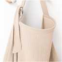 MairMore Muslin Nursing Covers for Breastfeeding, Privacy Breast Feeding Cover with Arch Neckline for Mom and Baby, Breathable 100% Cotton Nursing Apron Multi-use Stroller Cover (Ivory)