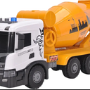 Smart BeBe Official Licensed Scania Friction Toy Crane Truck Extra Large Friction Truck with Crane Function Lights and Sounds Friction Toy Truck for Kids