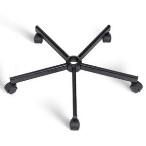 Criss Cross Home Office Swivel Chair Base – Durable, Steady and Easy Installation – Perfect for Criss Cross and Cross Legged Chairs with Replacement Casters (Black,Base+Wheel)