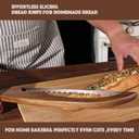 RAPSAKEMOH Bread Knife for Homemade Bread sourdough,Bread slicer for Homemade Bread, Sourdough bread knife, Baguettes and More Cuts Thin,Bow Design Easy to Cutting Even Slices