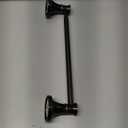 BESy Adjustable Bronze 16 to 26 Inch Bath Towel Bar Rack for Bathroom Towel Holder, Wall Mounted Towel Bar Rod Hanger Bathroom Hardware Accessories Hotel Style, Stainless Steel, Oil Rubbed Bronze