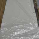 FDW 34" Folding Card Table Plastic, Portable Square Height, Perfect for Party and Parties Backyard Events, White