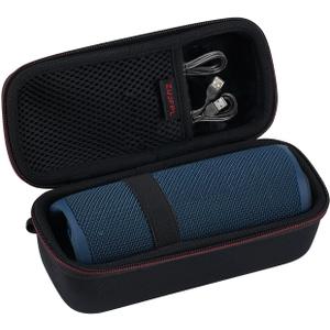 EVA Hard Case for JBLFlip7 /6/5 Waterproof Portable Bluetooth Speaker, Fit for JBL Flip 4 Premium Travel Protecrive Carrying Storage Bag(Black)