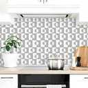 Peel and Stick Designer Wallpaper, Premium Eclectic Wallpaper for Bedroom, Powder Room, Kitchen, Self Adhesive, Vinyl, 30.75 Sq Ft Coverage (Sunrise Collection, Steam) ((Sunrise, Steam))