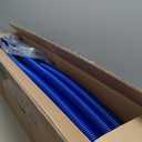 VINGLI Pool Vacuum Cleaner Automatic Sweeper Swimming Pool Creepy Crawler Vacuum with 33FT Hoses (Navy Blue&White)