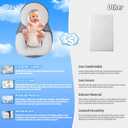 Feeding Pillow Anti Overflow Feeding Pillow for Reducing Spit-Up, Safety Nursing Pillow