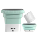 Portable small washing machine,13L Capacity Foldable Mini Washer,Ideal for Baby Clothes, Underwear & Small Items. Perfect for Apartments, Dorms, RVs & Travel (Green)