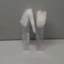 Amyhill 2 PCS Outdoor Brochure Holders 12 x 4.5 x 2.24 inches Waterproof Acrylic Envelope Holder Wall Mount Brochure Box with Lid, Clear Pamphlet Advertising Display Box for Store(Clear)