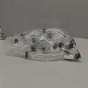 PEKYBIO 20 PCS 20 ML (5 dram) Clear Small Liquid Sample Glass Vials with Screw Caps, 27.5 mm Diameter x 57 mm Length Leak-Proof Vial, 24-400 Black Screw Cap with PE Liners