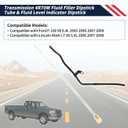 2Pcs Transmission 4R70W Fluid Filler Dipstick Tube & Fluid Level Indicator Dipstick 5L3Z-7A020-B Fit for Ford F-150 2005-2008 Fit for Lincoln Mark LT 2006-2008 V8 5.4L Replace 6L3Z-7A228-A