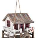 Sunset Vista Designs for The Birds Decorative Birdhouse, Vintage Coastal Cabin