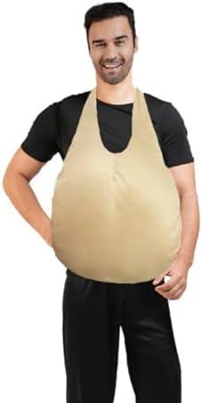 PGOND Adult Belly Stuffer Fake Belly Beer Costume Santa Belly