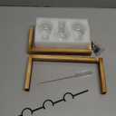 Plant Propagation Stations with Wooden Stand & 3 Glass Bulb Vases - Plant Terrarium for Indoor Plants, Home Office Desk Decor, Gardening Gifts for Women Mom, Birthday Gifts for Plants Lovers