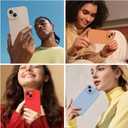 Magnetic for iPhone 15 Case with Screen Protector - Wireless Charging Compatible - Upgraded Camera Protection - Silicone Shockproof Protective Phone Case for iPhone 15 6.1" - Light Pink