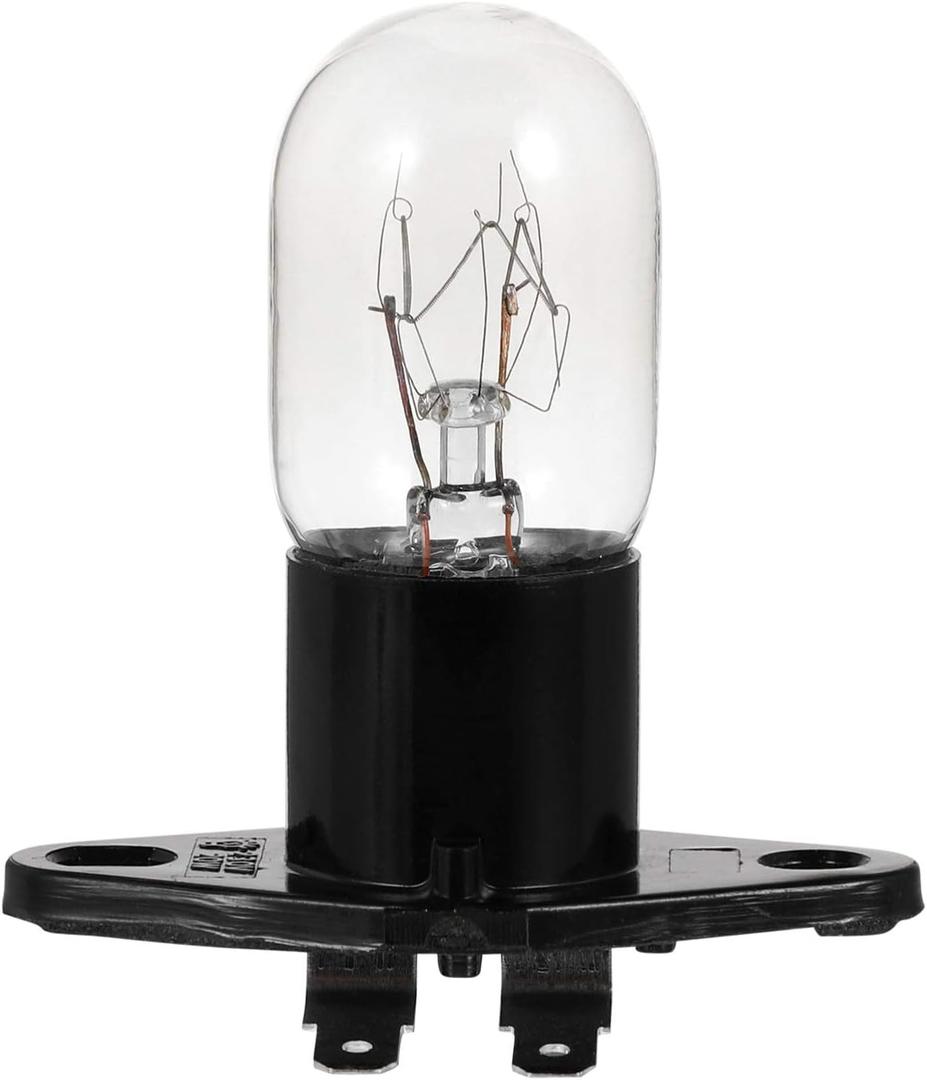 Microwave Bulb, 250V Daylight Vertical Right Microwave Oven Bulb, Equivalent Incandescent Microwave Light Bulb for Universal Microwave, 3 Pack