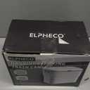 ELPHECO Kitchen Compost Bin with Lid 1.8 Gallon Hanging Trash Can with Lid, 7 Liter Wall-Mounted Garbage Can for Kitchen Cabinet Door, Small Under Sink Trash Can for Cupboard, Bathroom, Office