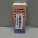 Organic Castor Oil with Rose Quartz Roller, Cold-Pressed Pure Organic Castor Oil Roller Ball for Hair Growth, Eyelashes, Eyebrows & Skin, 1.7 fl oz(1)