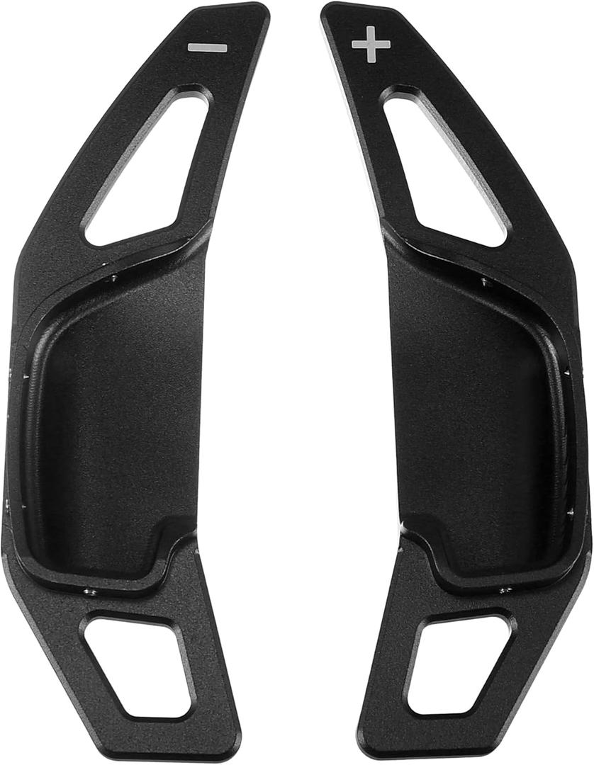 ACROPIX Steering Wheel Shift Paddle Shifter Extension Trim Cover Fit for Toyota Camry Corolla - Pack of 2 Black