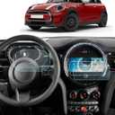 BIXUAN 4 Pack Screen Protector for 2022-2024 Mini Cooper F55 F56 F57/Mini Countryman/Mini Clubman/Electric Hardtop Accessories Navigation+Dashboard 8.8 Inch Touch Screen Nano Film Anti-Fingerprint