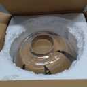 WhiteRhino Glass Mixing Bowls Glass Bowls with Lids Set(4.5QT,2.7QT, 1.1QT), Large Salad Bowls, Glass mixing bowl Space-Saving Nesting Storage bowls for Cooking, Baking, Prepping, Dishwasher Safe