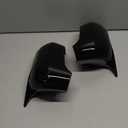 2Pcs New Rear View Mirror Outside Housing Wing Mirror Cover Cap for Honda Civic 2006-2011 - ABS Bright Black Sport Interior Accessories Mirror Cover Without Turn Signal