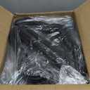 SMARTOR Plastic Hangers 50 Pack, Heavy Duty Plastic Hangers for Clothes - Non-Velvet Slim Hangers with 360 Swivel Hook & Clothes Thin Hanger - Durable Coat Hangars, Space Saving Hanger - Black