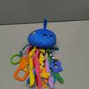 Teytoy Sensory Toy, Texture Toys for Babies with Rattle, Autism Sensory Toys Jellyfish Shape Tactile Sensory Toys with 10 Textures, Baby Sensory Toys for 03618 Months Soft Baby Toys with Teethers