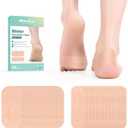 Welnove Blister Prevention Tape – 48 Pre-Cut Pads for Blister Protection - Blister Cushions for Athletes - Strong Adhesive - Blister Bandages for Feet, Toes, Fingers & Heel – 2 Sizes