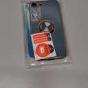 Gritup for Samsung Galaxy S22 Case: with 2Pcs Screen Protector, 360 Rotation Ring Holder Magnetic Kickstand, Plating Gold Edge Soft TPU Shockproof Protective Cover for Galaxy S22, Gray