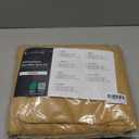 LuxClub 4 PC Queen Sheet Set, Breathable Luxury Bed Sheets, Deep Pockets 18" Wrinkle Free Cooling Sheets Machine Washable Hotel Bedding Silky Soft - Medallion Gold Queen