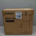 INSMART Juicer Machines, 3-in-1 Cold Press Juicer High Juice Yield 300W Slow Masticating JuicerS Extractor Machine for Whole Fruits/Vegetables, Low Noise and Safety Lock