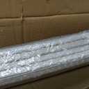 Landical 8 Pcs 12" W x 35" L Mobile Home Skirting Vinyl Underpinning Panel Vinyl Skirting White Panels Wood Grain 40 Mil Thickness House Panels for Mobile Home Kit(Without Holes)