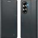 for Samsung Galaxy Z Fold 7 Case Wallet with RFID Blocking Card Holder, PU Leather Kickstand Protective Flip Phone Cover Fit for Galaxy Fold 7 8.0", Black