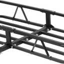CURT 18145 48 x 20-Inch Basket Hitch Cargo Carrier, 500 lbs Capacity, Black Steel, 1-1/4, 2-In Adapter Shank